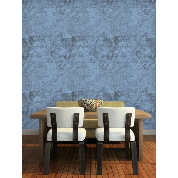 Papel pintado mapa de navegación vintage - Venator 563839