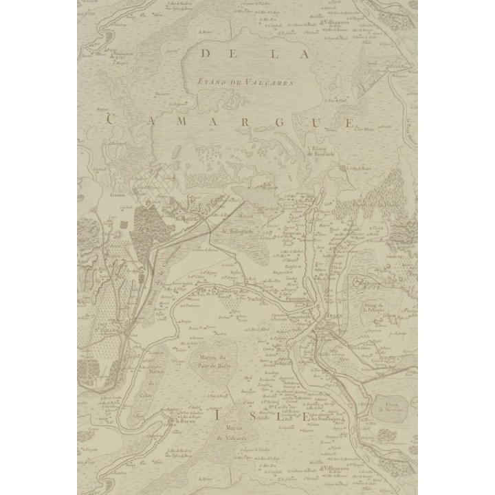 Papel pintado mapa de navegación vintage - Venator 563842