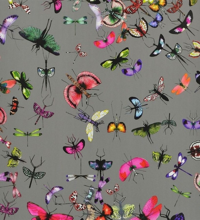 Papel pintado insectos y mariposas románticos - Somerset 563961