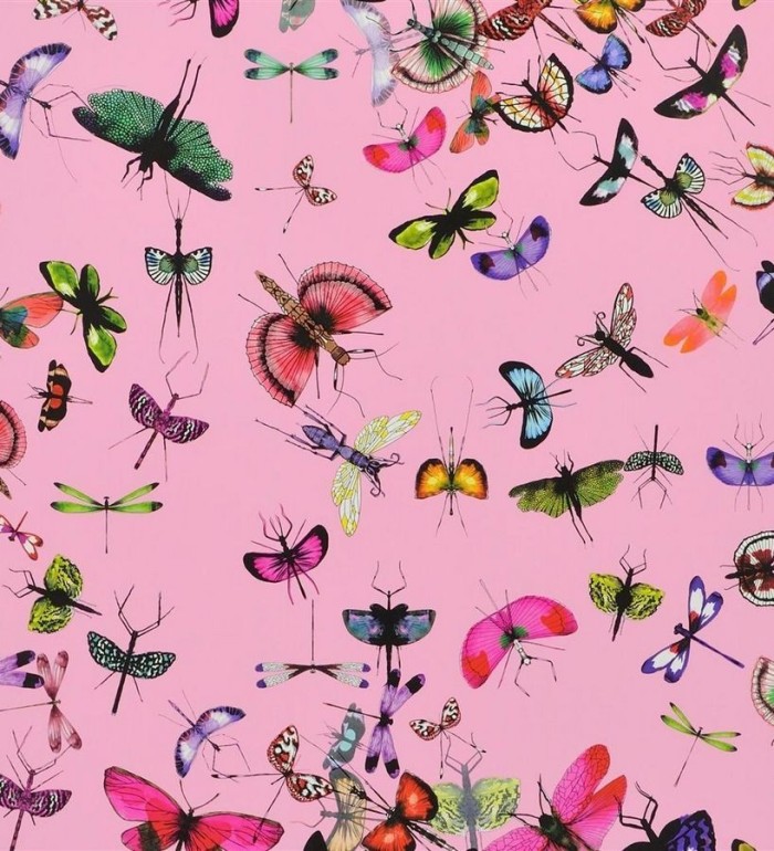 Papel pintado insectos y mariposas románticos - Somerset 563962