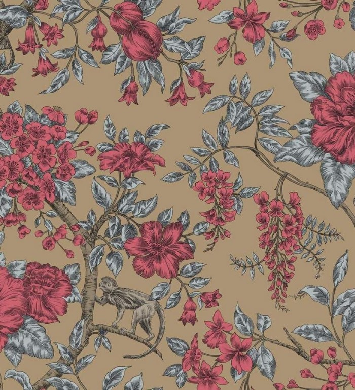 Papel pintado flores románticas inglesas - Amber 564430