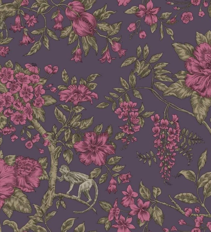 Papel pintado flores románticas inglesas - Amber 564431