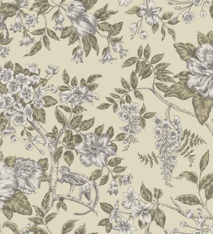 Papel pintado flores románticas inglesas - Amber 564432