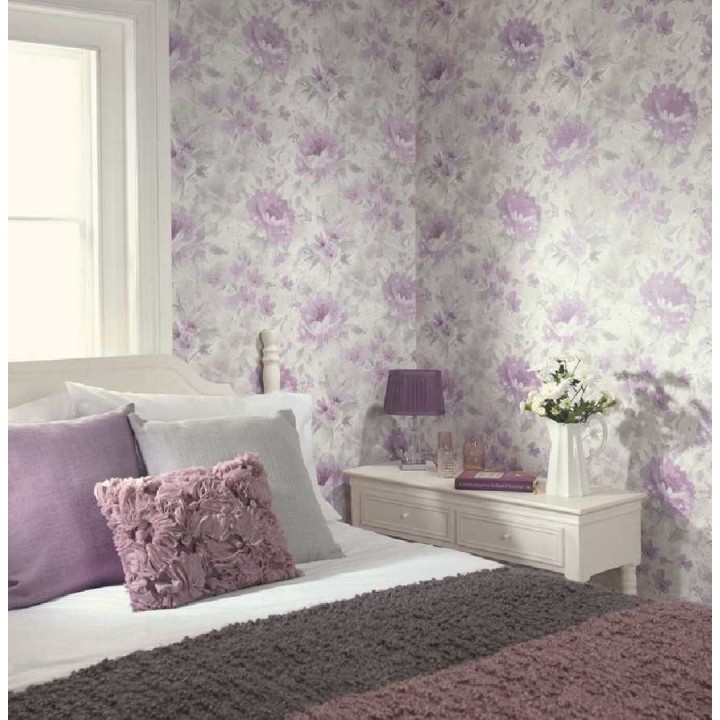 Papel pintado peonías románticas de acuarela - Luzia 564440