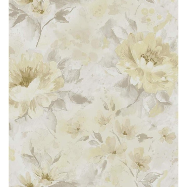 Papel pintado peonías románticas de acuarela - Luzia 564442