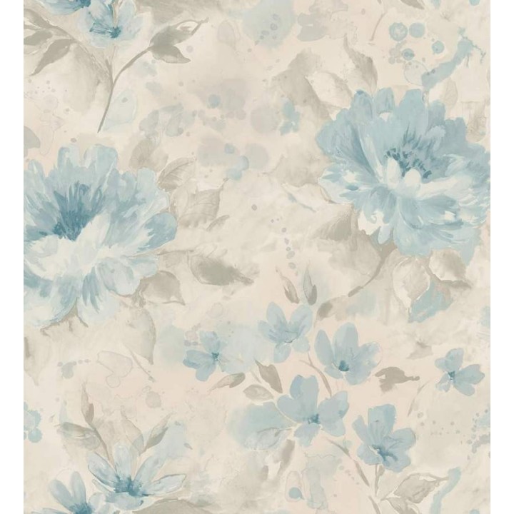 Papel pintado peonías románticas de acuarela - Luzia 564443