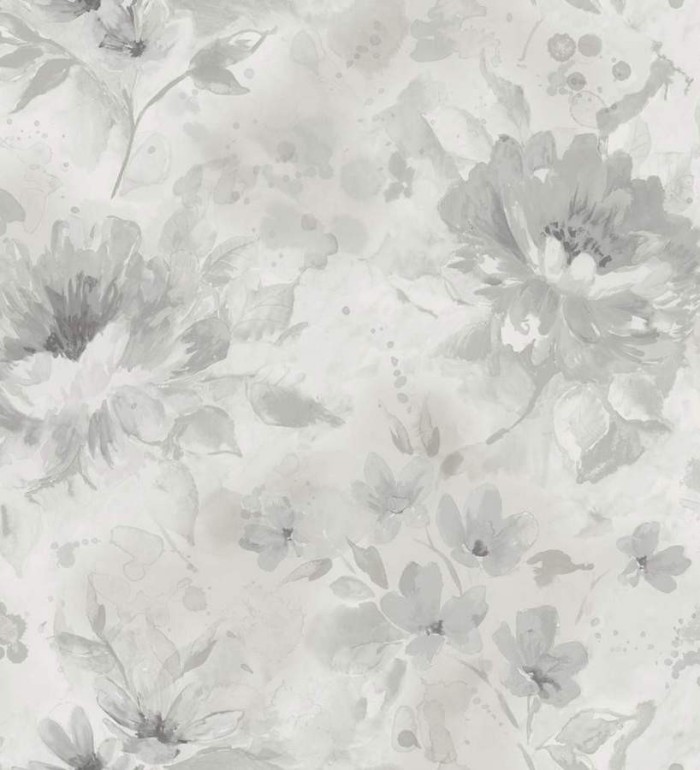 Papel pintado peonías románticas de acuarela - Luzia 564444