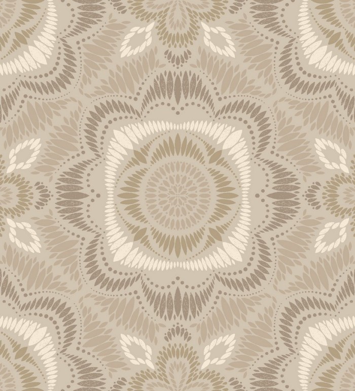 Papel pintado flores grandes modernas retro - Bandar 564484