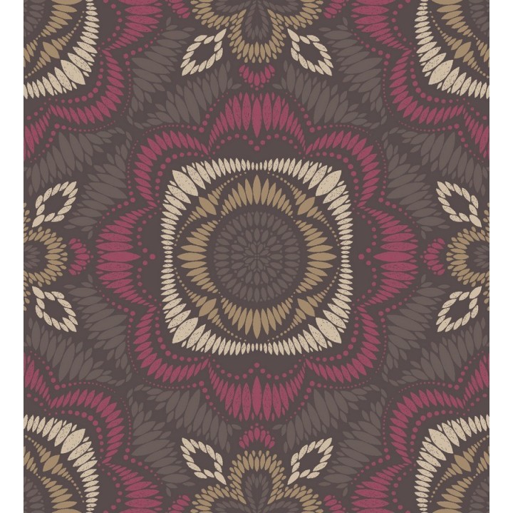 Papel pintado flores grandes modernas retro - Bandar 564485