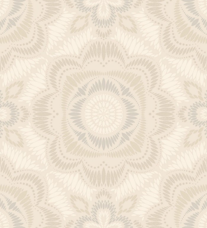 Papel pintado flores grandes modernas retro - Bandar 564486