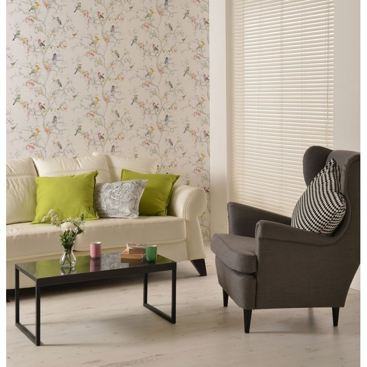 Papel pintado pájaros románticos ingleses - Sharon 564493