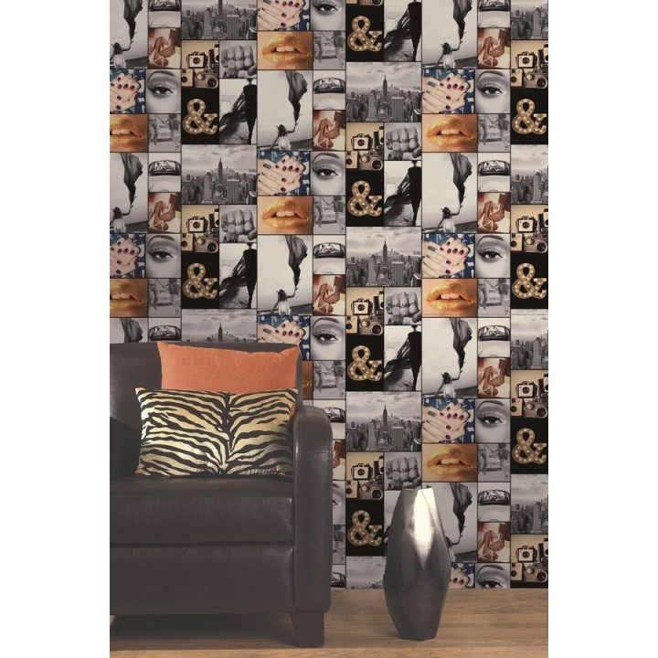 Papel pintado fotográfico de ciudades y personas - Fash Queen 564515