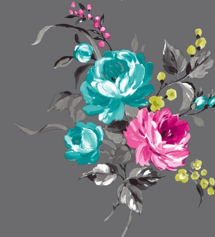 Papel pintado ramillete de rosas románticas al óleo - Belisa 564546