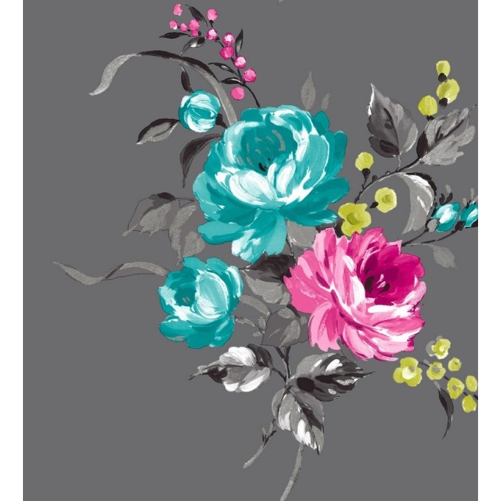 Papel pintado ramillete de rosas románticas al óleo - Belisa 564546