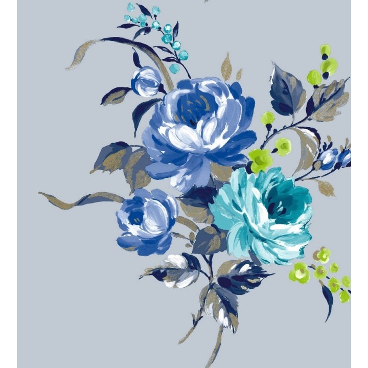 Papel pintado ramillete de rosas románticas al óleo - Belisa 564548