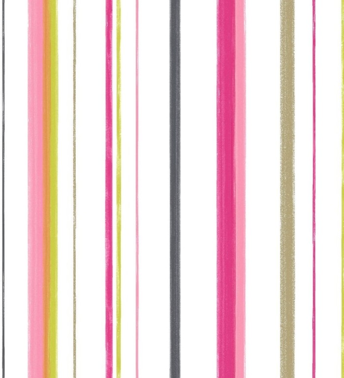 Papel pintado rayas de acuarela desiguales modernas - Raya Belisa 564549