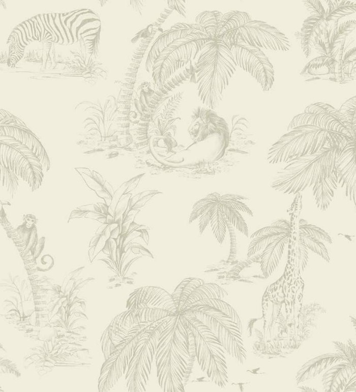 Papel pintado escenas de la sabana africana a carboncillo - Moremi 564576