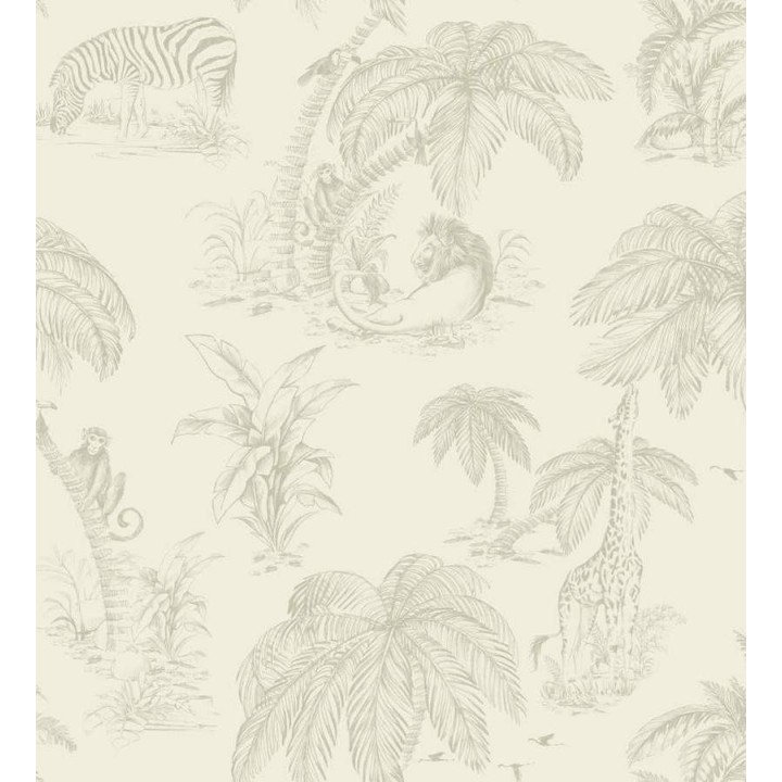 Papel pintado escenas de la sabana africana a carboncillo - Moremi 564576