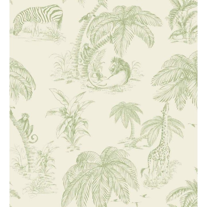 Papel pintado escenas de la sabana africana a carboncillo - Moremi 564577