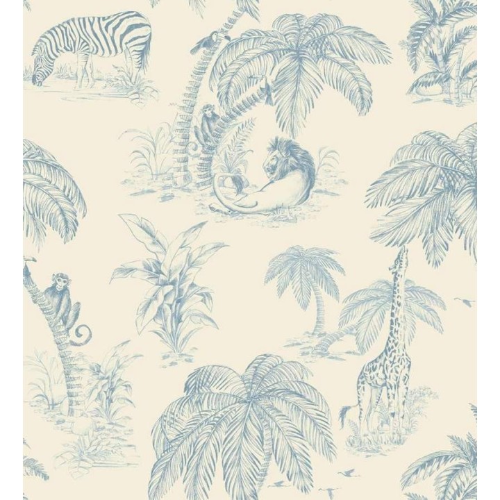 Papel pintado escenas de la sabana africana a carboncillo - Moremi 564578