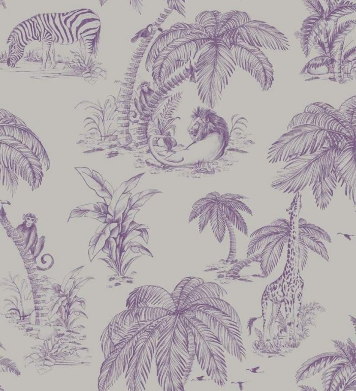 Papel pintado escenas de la sabana africana a carboncillo - Moremi 564579