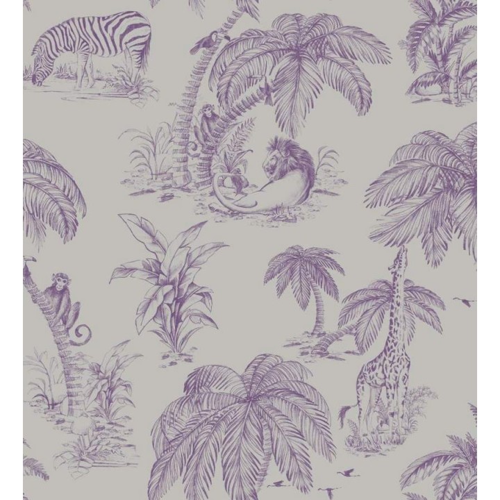 Papel pintado escenas de la sabana africana a carboncillo - Moremi 564579