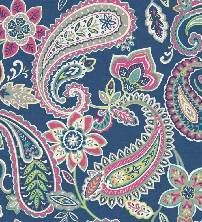 Papel pintado motivos cashmere diseño vintage - Ganesha 564584