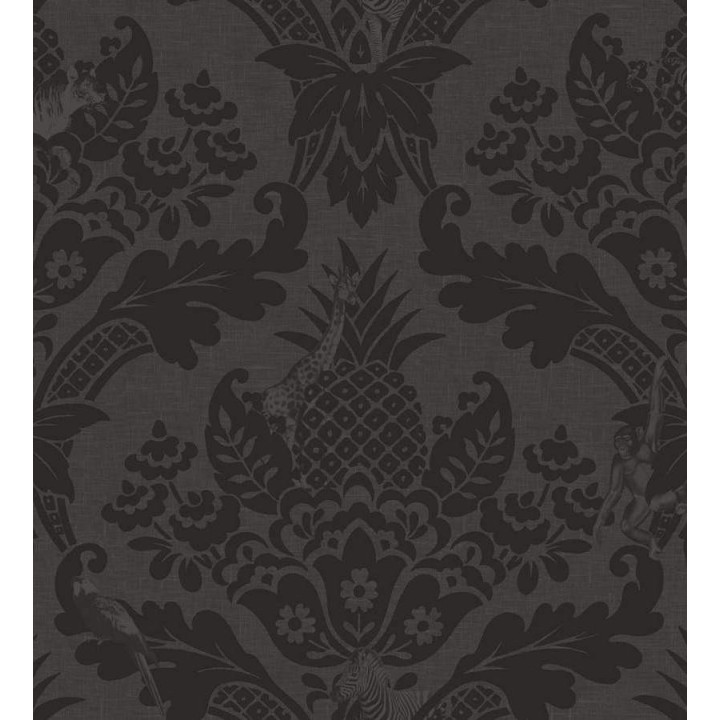 Papel pintado damasco moderno con animales exóticos - Turín 564593