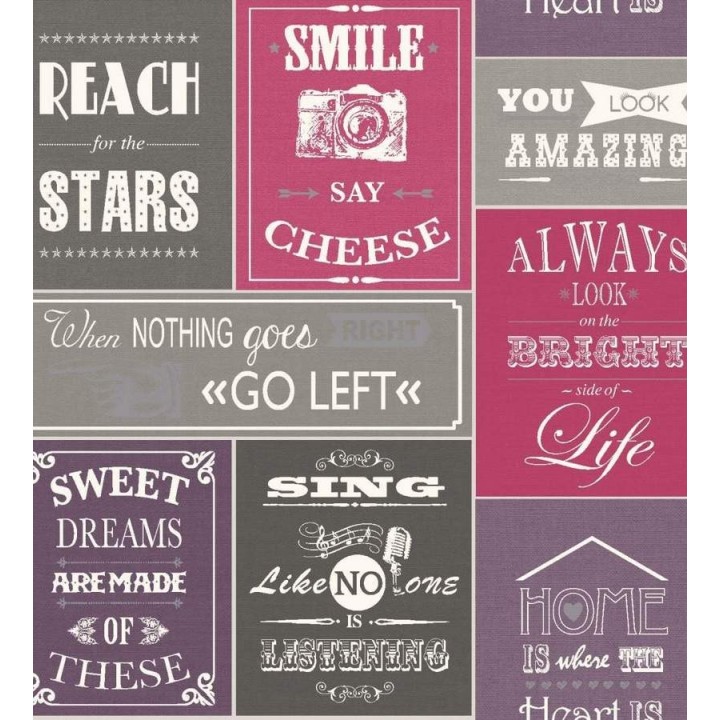 Papel pintado collage de carteles ingleses vintage - Avenue Dreams 564640