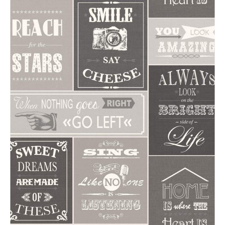 Papel pintado collage de carteles ingleses vintage - Avenue Dreams 564641