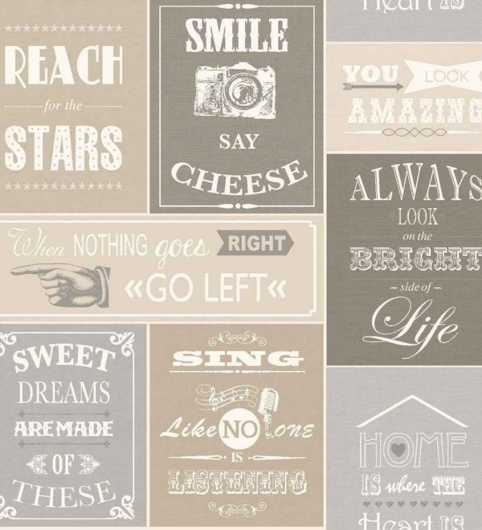 Papel pintado collage de carteles ingleses vintage - Avenue Dreams 564642