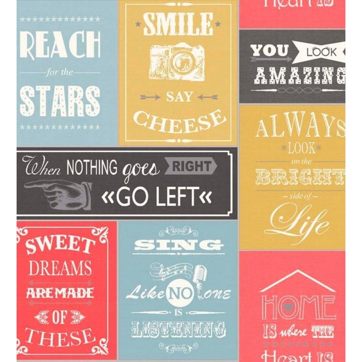 Papel pintado collage de carteles ingleses vintage - Avenue Dreams 564643