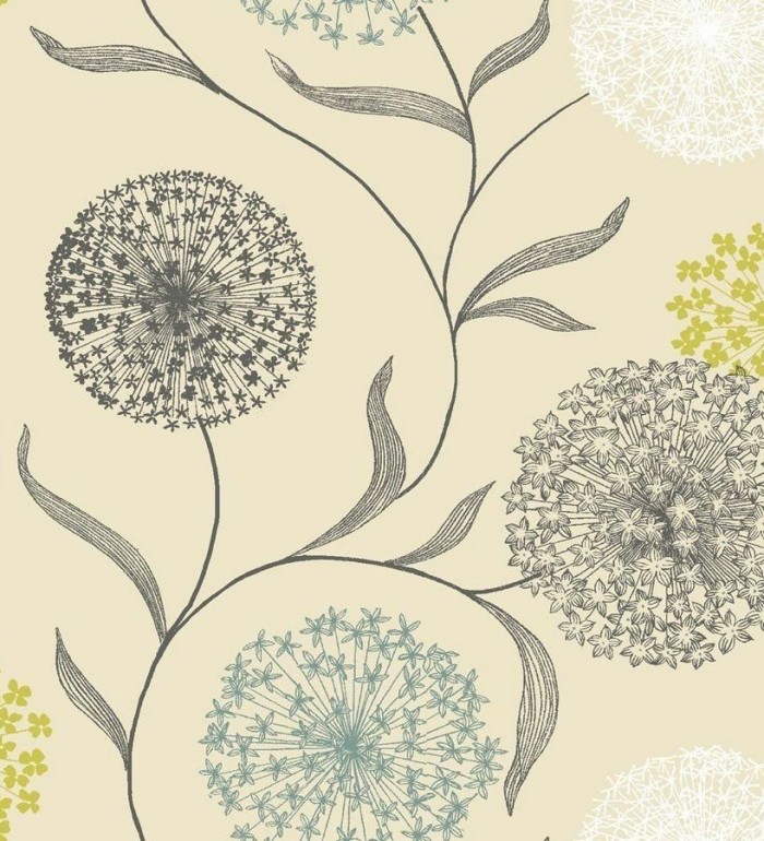 Papel pintado dientes de león grandes modernos - Belona 564647