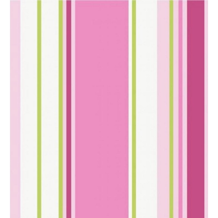 Papel pintado rayas desiguales juveniles tonos rosa - Raya Carlinos Portrait 564649