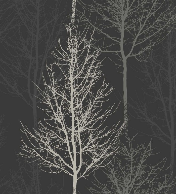 Papel pintado árboles desnudos estilo nórdico - Couvet 564651