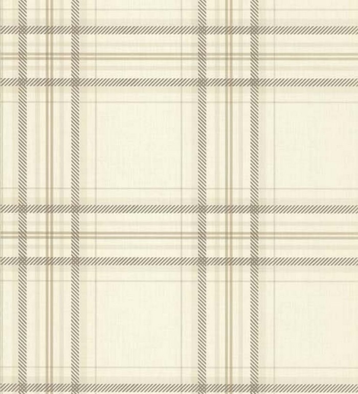 Papel pintado cuadro escocés azul oscuro - Nilton 564655