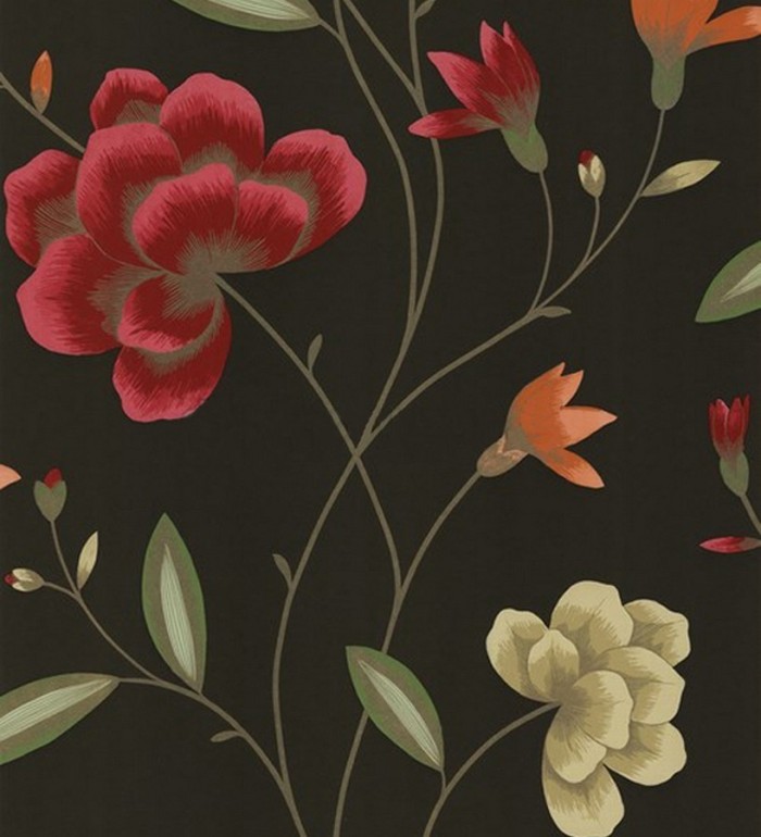 Papel pintado flores artísticas modernas - Malena 564680