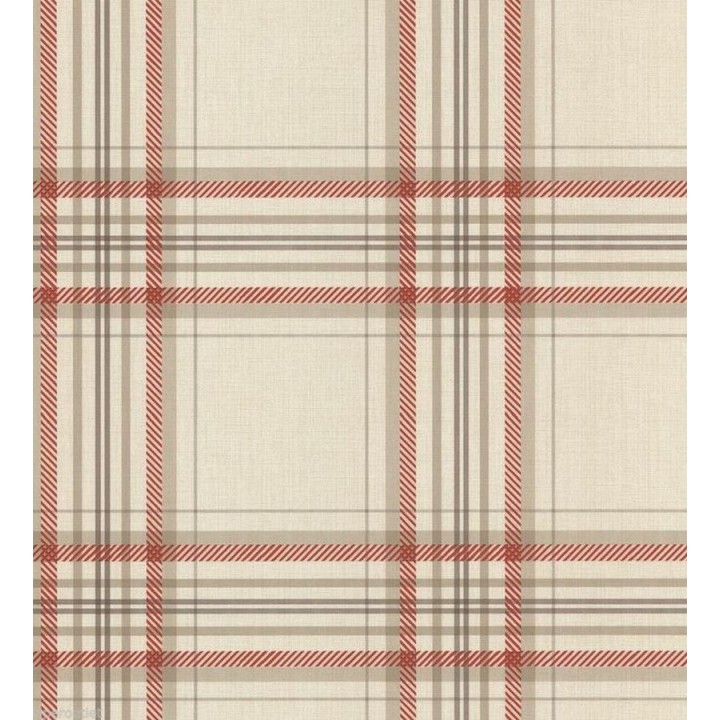 Papel pintado cuadro escocés azul oscuro - Nilton 564682