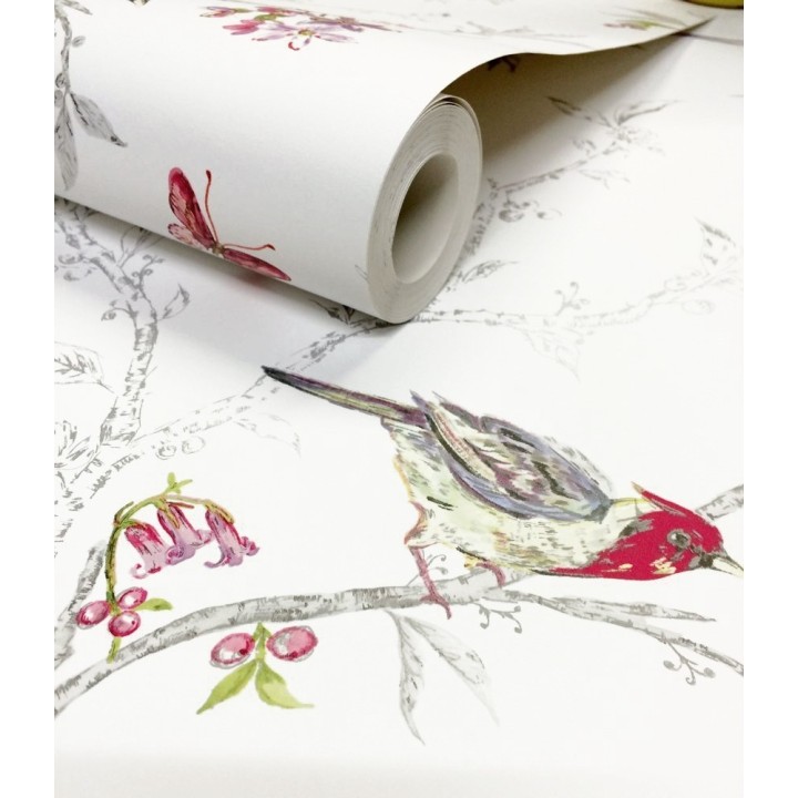 Papel pintado pájaros en ramas de árbol - Birdie 564683