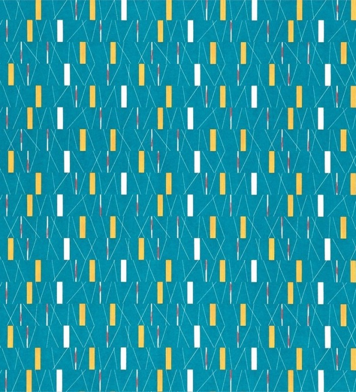 Papel pintado rectángulos pequeños abstractos - Nougé 564858