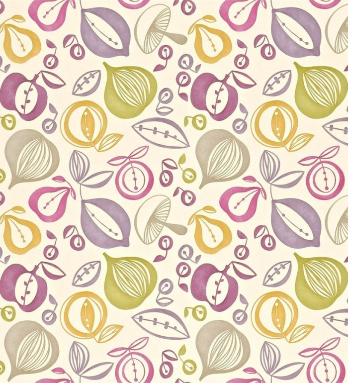 Papel pintado frutas y hortalizas chic - Rosella 564867