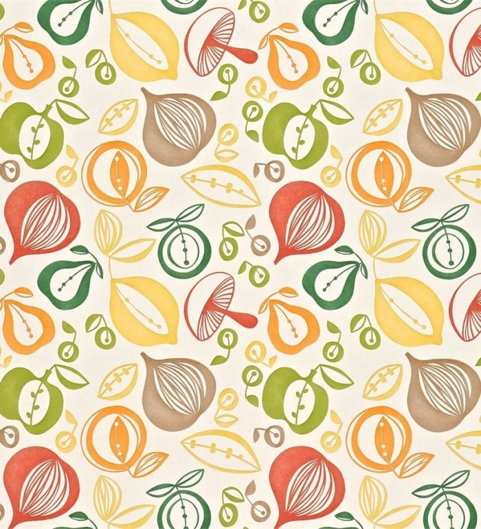 Papel pintado frutas y hortalizas chic - Rosella 564868