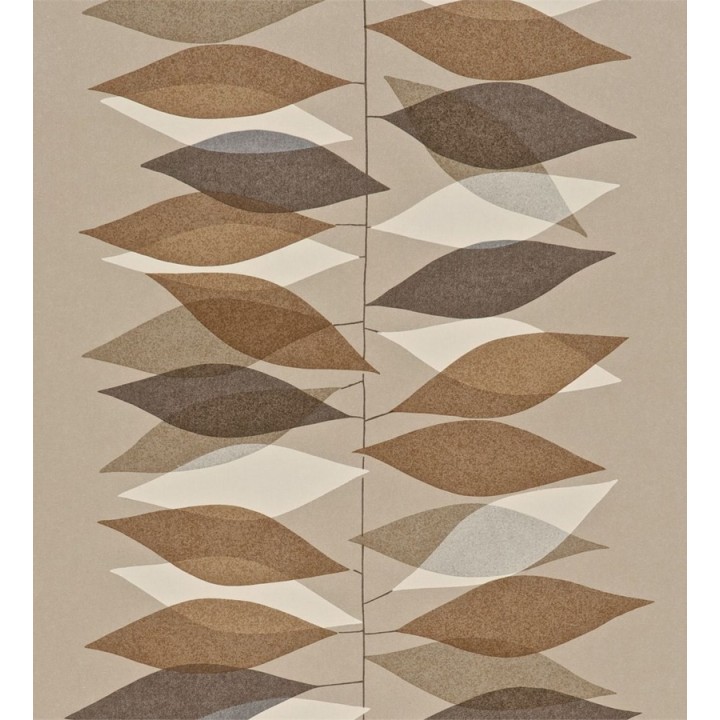 Papel pintado hojas elípticas modernas - Keaton 564873