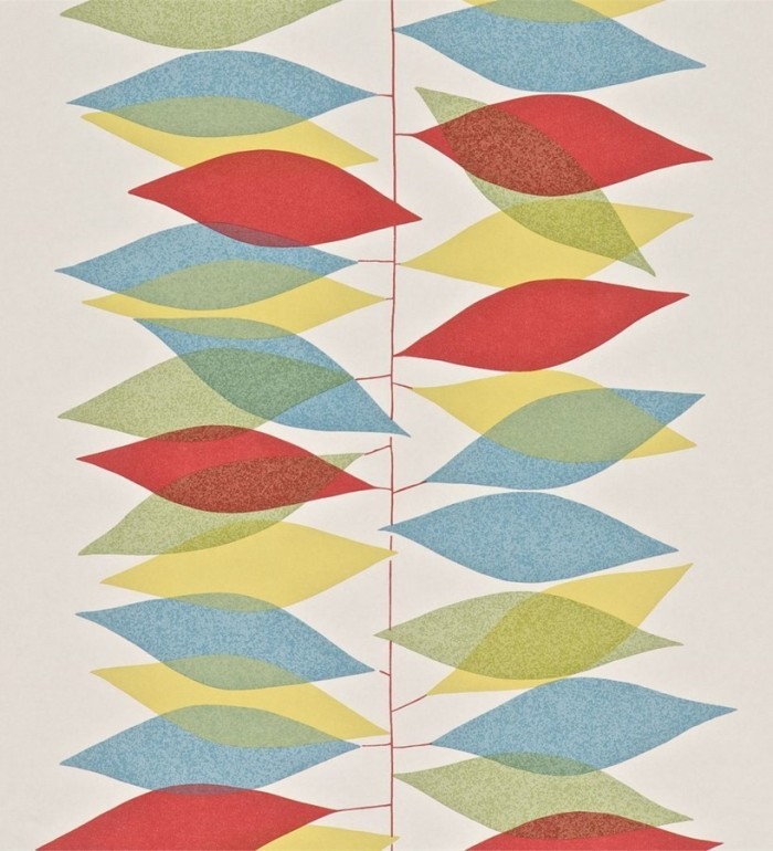 Papel pintado hojas elípticas modernas - Keaton 564874