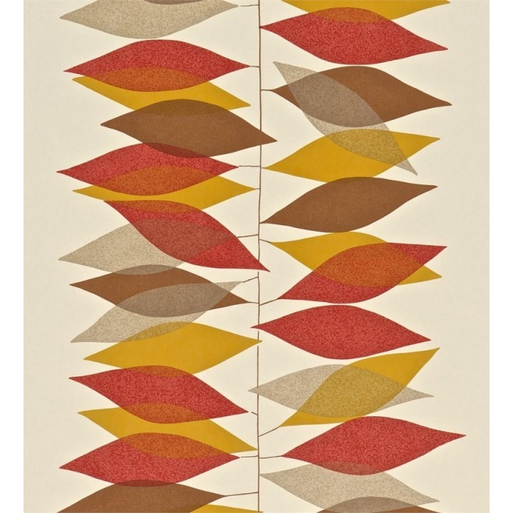 Papel pintado hojas elípticas modernas - Keaton 564875