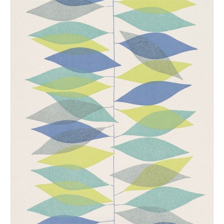 Papel pintado hojas elípticas modernas - Keaton 564876