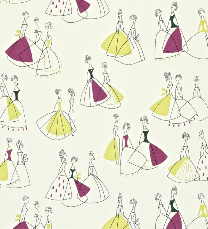 Papel pintado Art déco con inserciones doradas - Marlene 564882