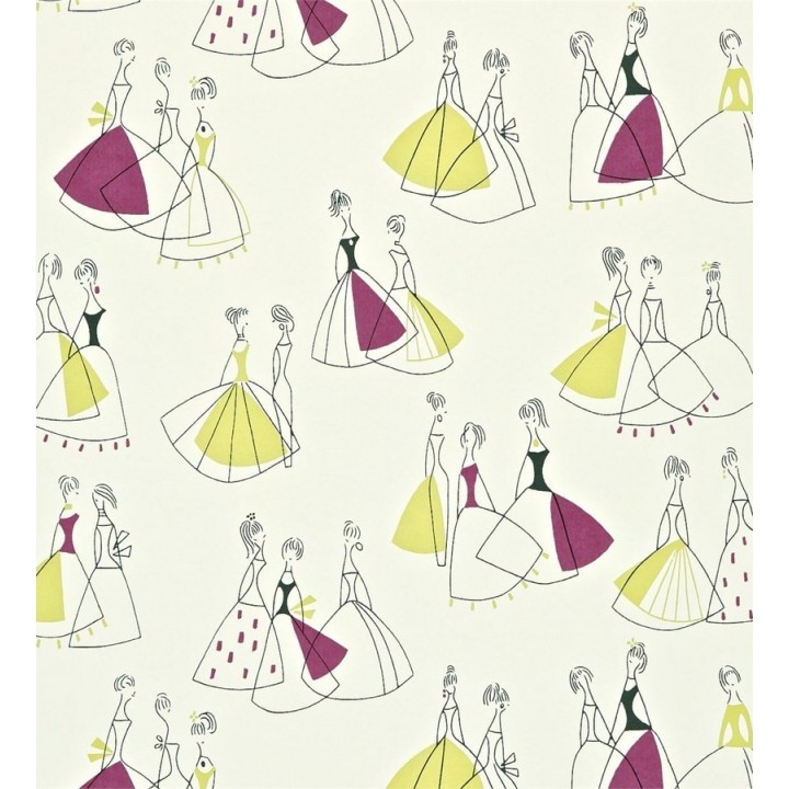 Papel pintado Art déco con inserciones doradas - Marlene 564882