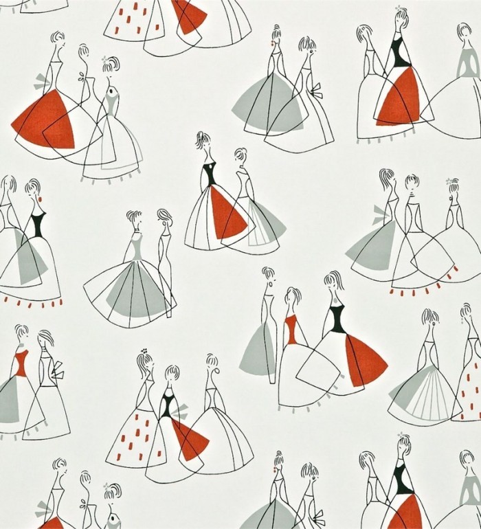 Papel pintado Art déco con inserciones doradas - Marlene 564883