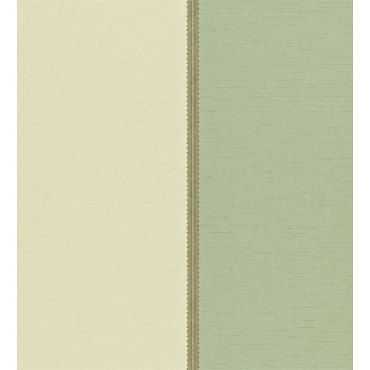 Papel pintado rayas anchas con remates textiles - Raya Linda 564889